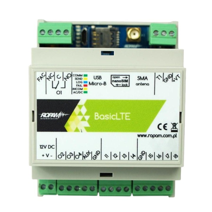 Modul de notificare, ROPAM BASICLTE-D4M, Gri