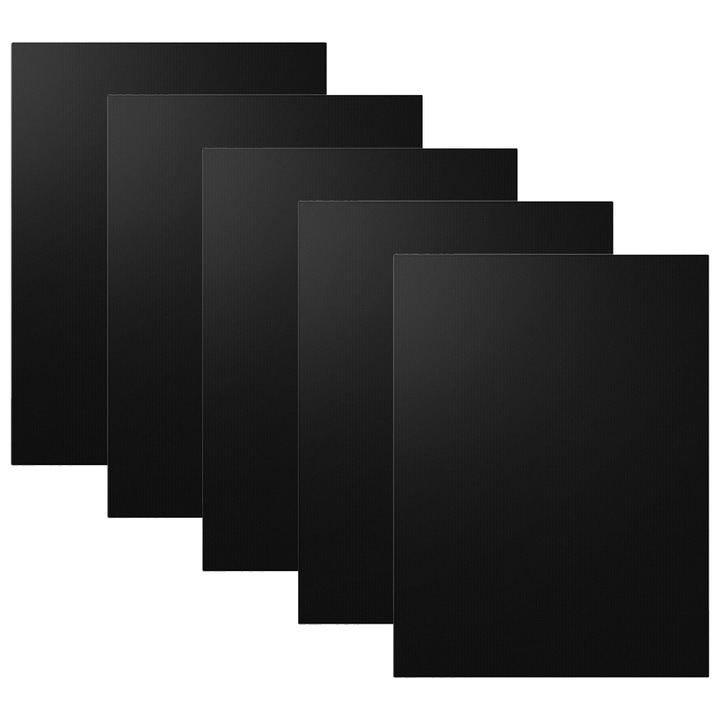 5 darabos grill alátét szett, újrafelhasználható, könnyen tisztítható, magas hőmérsékletnek ellenálló, többszínű