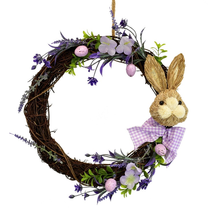 Coronita de rachita cu iepuras Ø30 cm