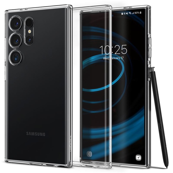 Калъф Spigen за Samsung Galaxy S24 Ultra, Liquid Crystal, Прозрачен