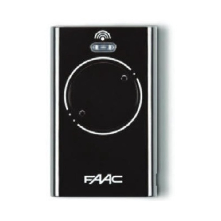 Telecomanda control, Faac, 868 MHz, Negru