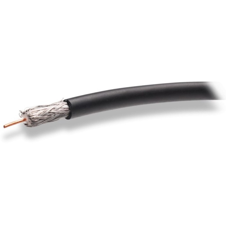 Cablu Coaxial NS100, Conotech, polietilena, Negru, 100m