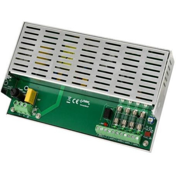 Sursa alimentare, Pulsar HPSDC-12V4X1A, Pentru 4 camera HD, 12 V, 4A, 4×1 A