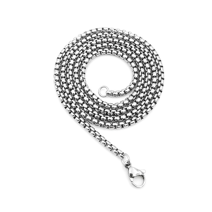 Lant inox pentru pandantiv, medalion, otel inoxidabil, PS Personal Style, grosime 3 mm, lungime 60 cm