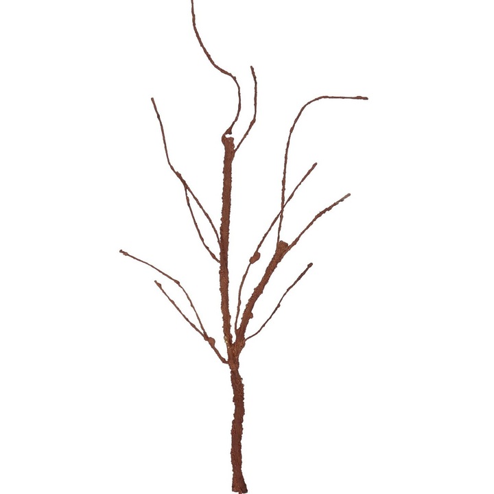 Creanga decorativa, Spuma, 80 cm, Maro