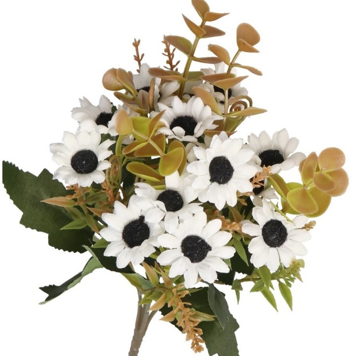 Flori artificiale, Plastic, Alb