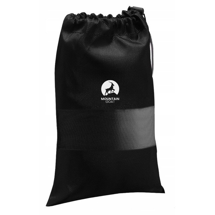 Калъф за трекинг обувки, 4FIZJO, полиамид, черен