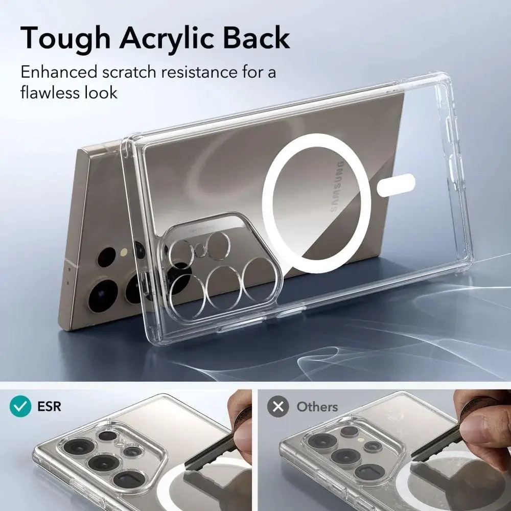 Husa pentru Samsung Galaxy S24 Ultra - ESR Classic Hybrid HaloLock - Clear