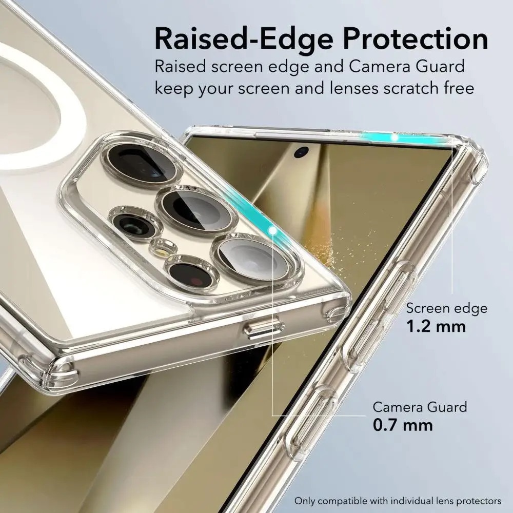Husa pentru Samsung Galaxy S24 Ultra - ESR Classic Hybrid HaloLock - Clear