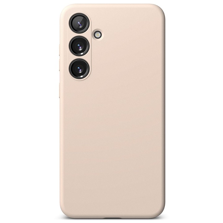 Силиконов магнитен MagSafe калъф Ringke, съвместим с Samsung Galaxy S24 Pink