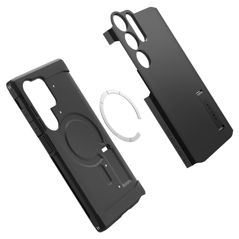 Carcasa Spigen Tough Armor MagSafe compatibila cu Samsung Galaxy S24 Ultra Black