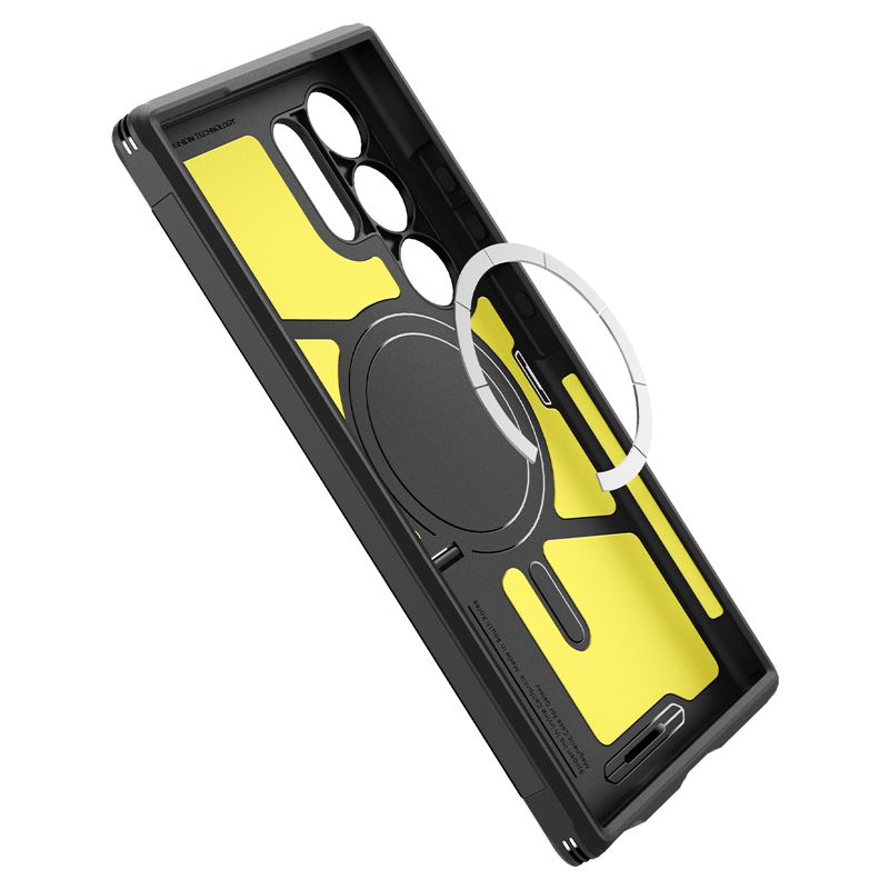 Carcasa Spigen Tough Armor MagSafe compatibila cu Samsung Galaxy S24 Ultra Black