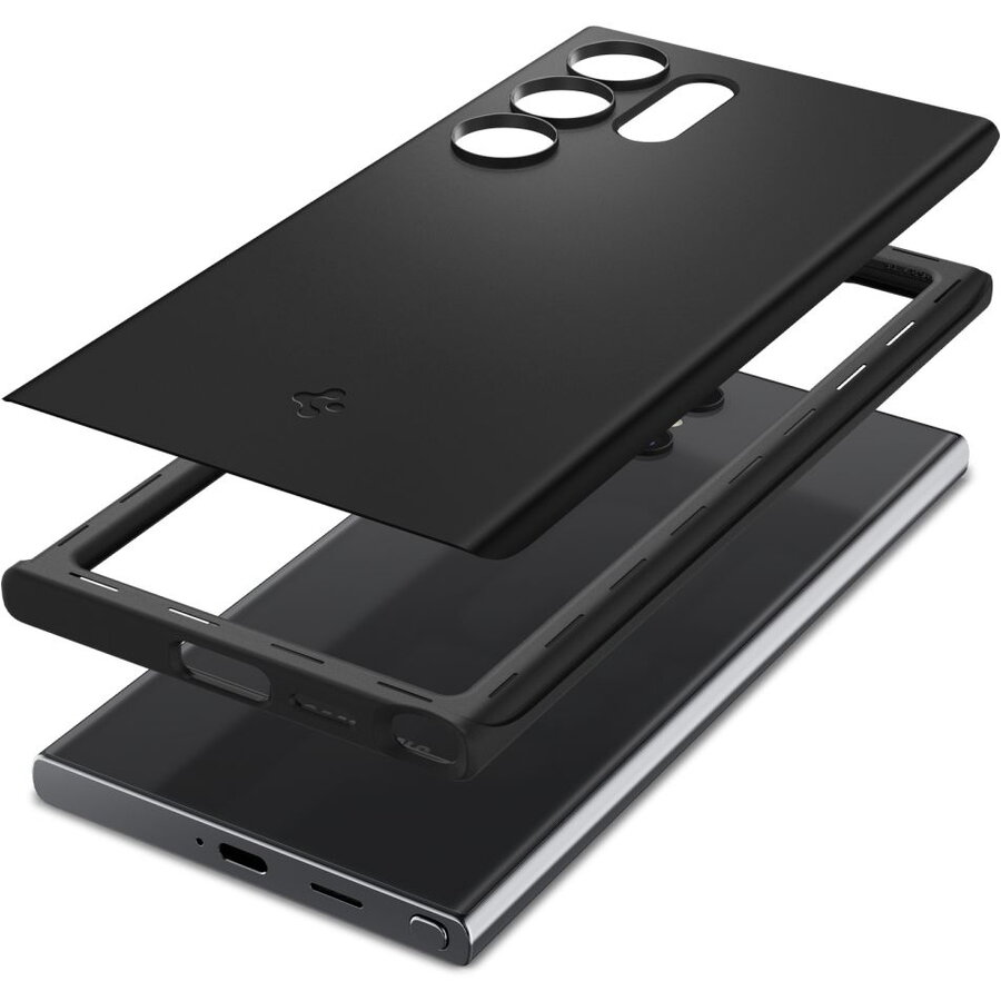 Husa pentru Samsung Galaxy S24 Ultra - Spigen Thin Fit - Black