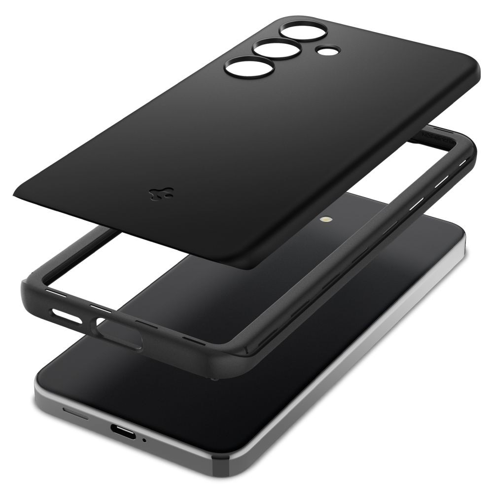 Husa slim Spigen Thin Fit compatibila cu Samsung Galaxy S24 Black