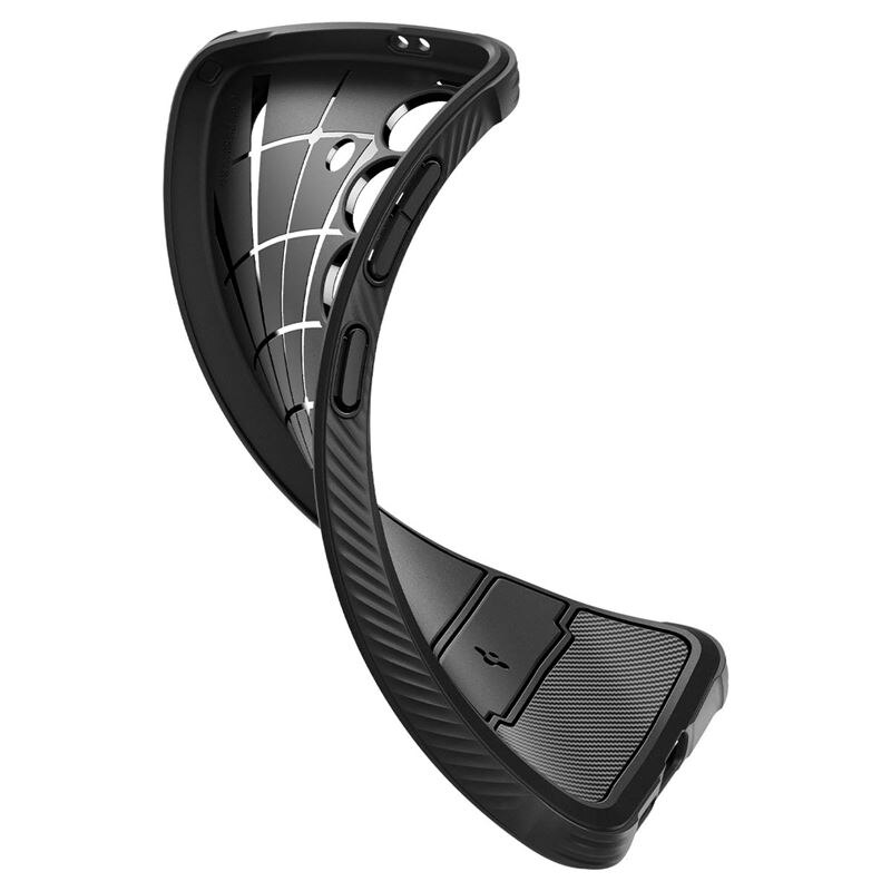 Carcasa Spigen Rugged Armor compatibila cu Samsung Galaxy S24 Plus Matte Black