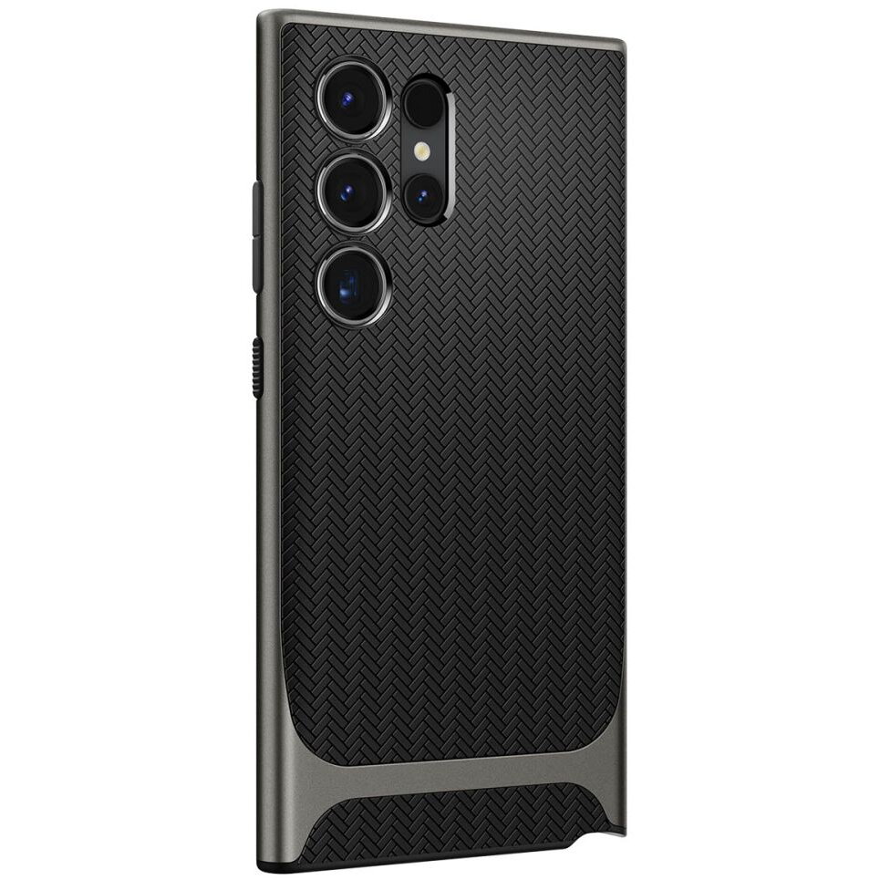 Husa pentru Samsung Galaxy S24 Ultra - Spigen Neo Hybrid - Gunmetal