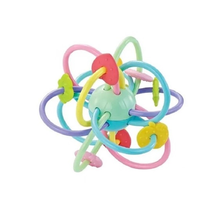 Rágóka, Goodway, Szilikon, Többszínű, 0 hónap - 3 év