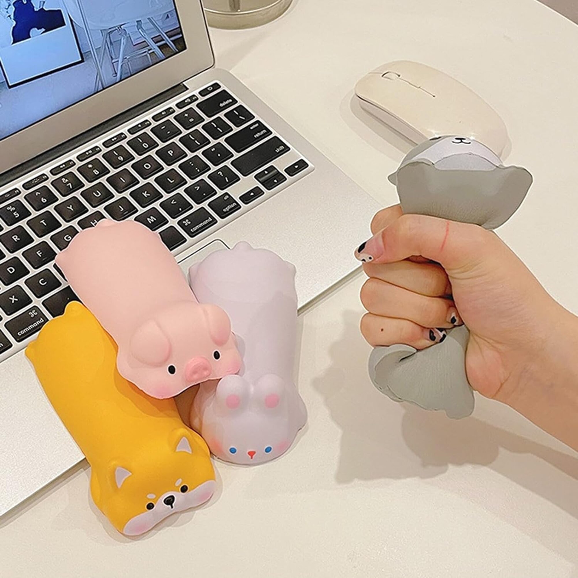 Опора за китката, мека, издръжлива, удобна за клавиатура, мишка, бюро ...