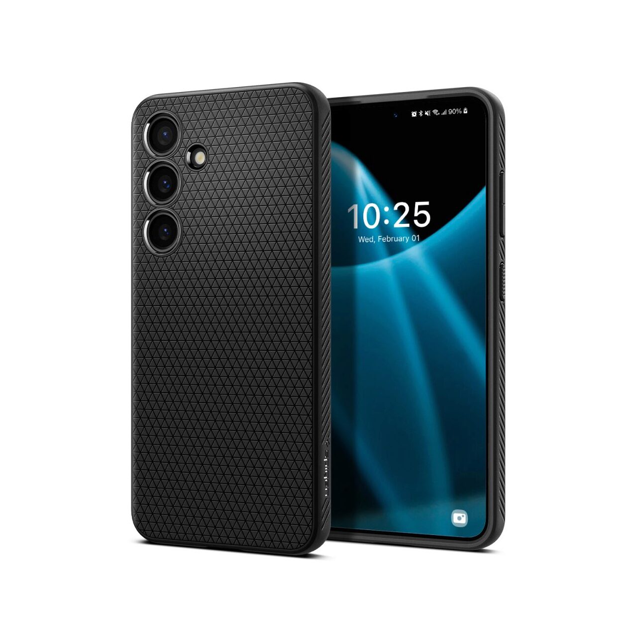 Carcasa Spigen Liquid Air compatibila cu Samsung Galaxy S24 Plus Black