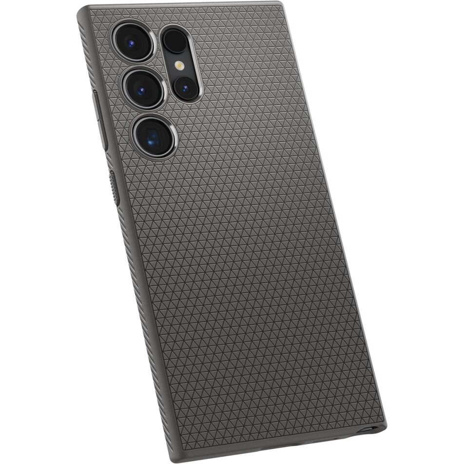 Carcasa Spigen Liquid Air compatibila cu Samsung Galaxy S24 Ultra Gray