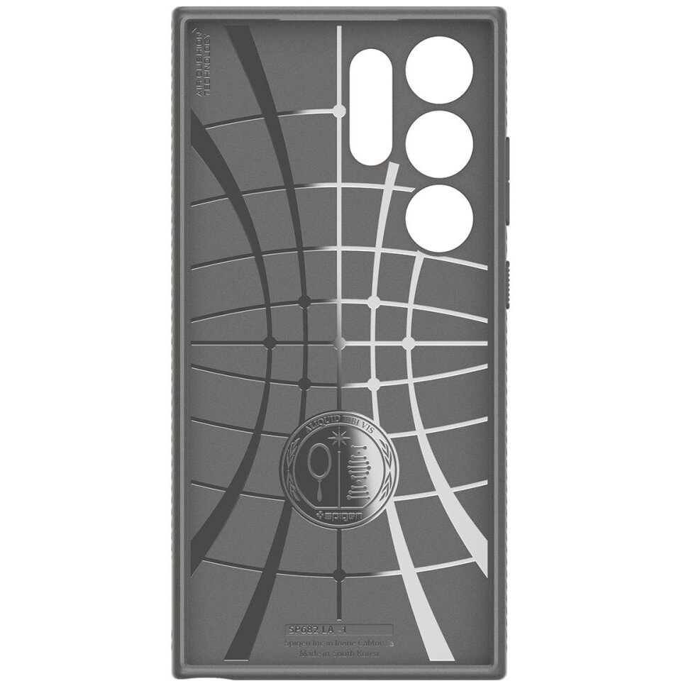 Carcasa Spigen Liquid Air compatibila cu Samsung Galaxy S24 Ultra Gray