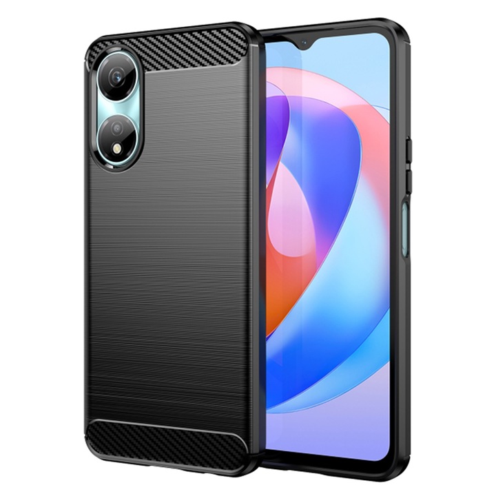 ΠΠ΅ΠΉΡ Π·Π° Honor X5 Plus - Techsuit Carbon Silicone - Π§Π΅ΡΠ΅Π½