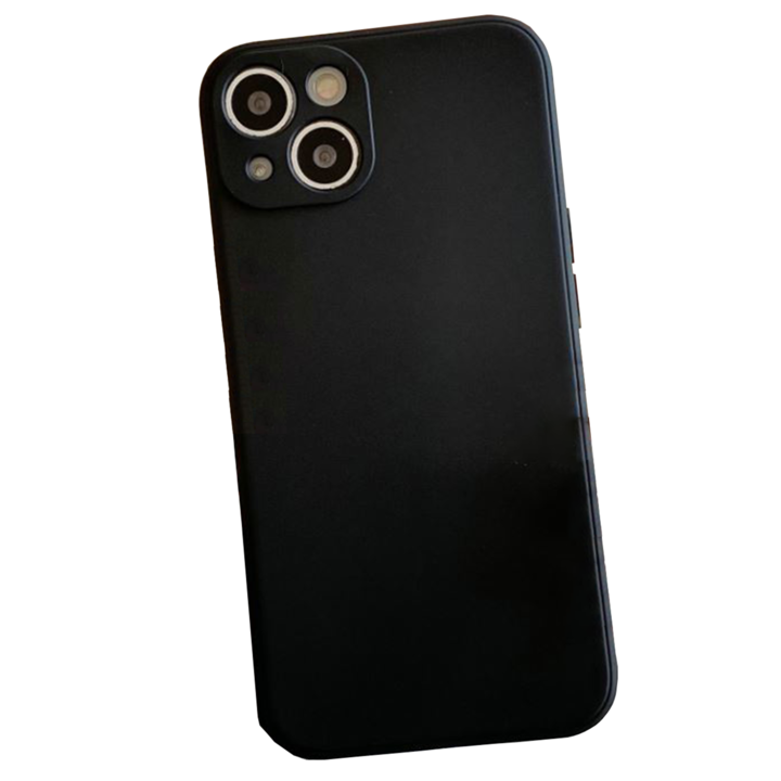 Husa telefon, Silicon, Pentru Apple iPhone 15, neagra