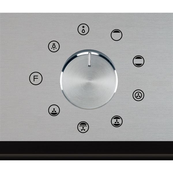 Cuptor electric, EOE-4530 X, Edesa, Incorporabil, 40 L, 45 cm h, sticla  neagra/inox, EasyClean, LED, 8 programe - eMAG.ro