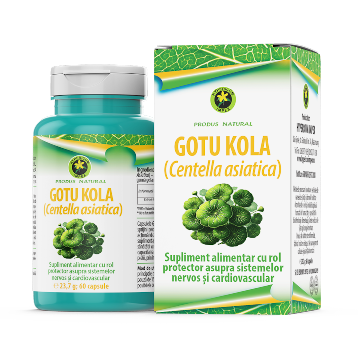 Gotu Kola (Centella asiatica) - 60 capsule