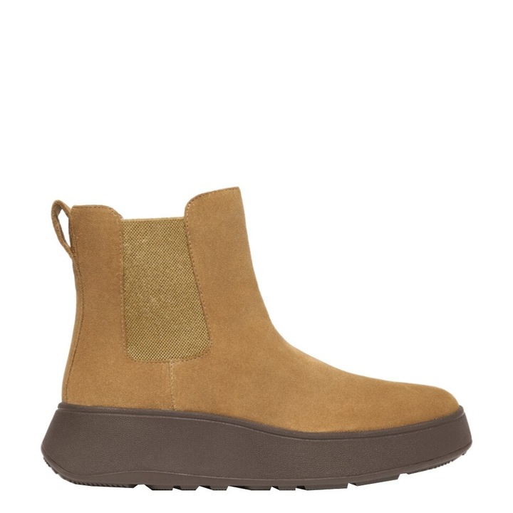 dama, Fitflop, piele intoarsa, maro, Maro