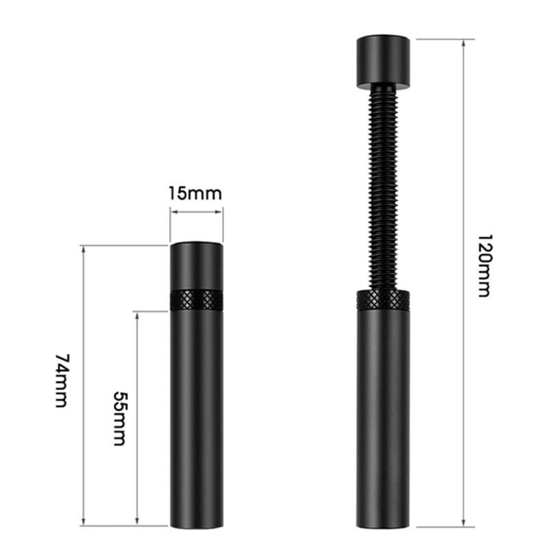 Set 2 suporturi GPU pentru placa grafica, JESWO, Auminiu, Negru - eMAG.ro