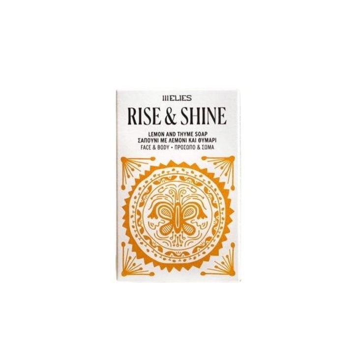 Sapun cu ulei de masline cu lamaie, miere si cimbru - RISE AND SHINE, 111ELIES, 100gr