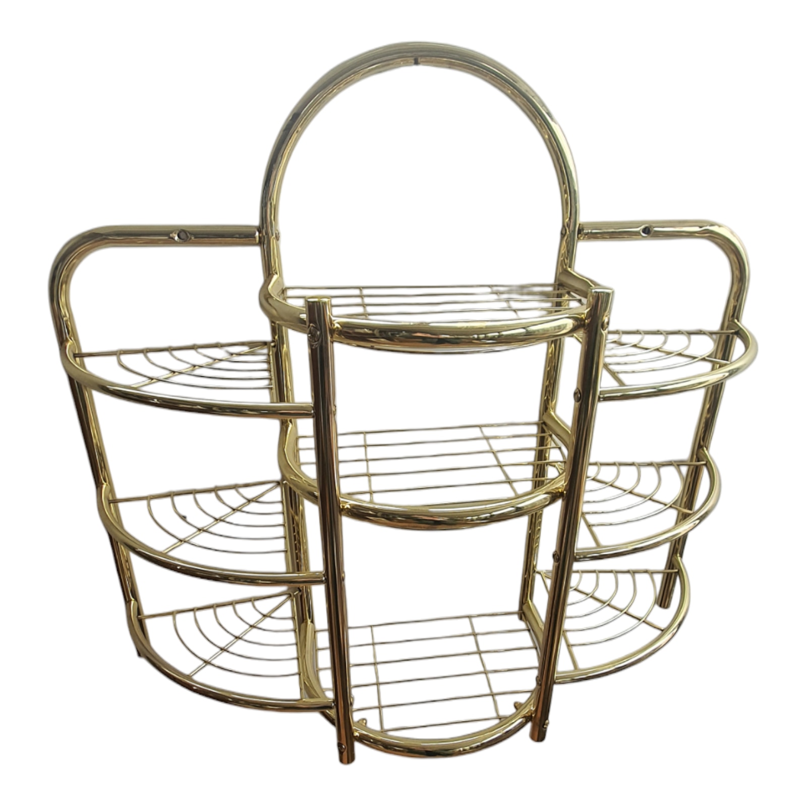 Raft Metalic Multifunctional 3 Polite Auriu 75 X 25 X 67 Cm EMAG ro Raft metalic multifunctional 3 polite auriu 75 x 25 x 67 cm emag ro