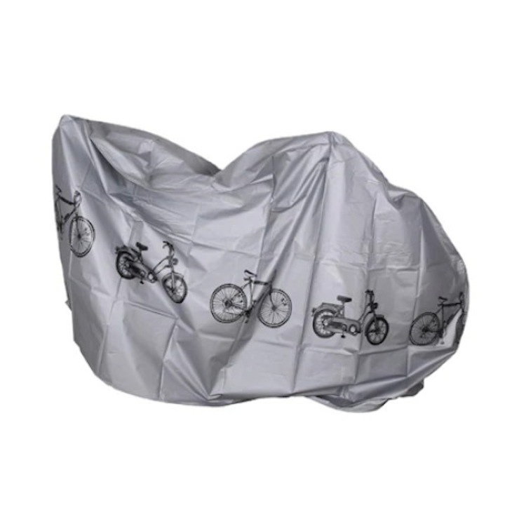 Покривало за велосипед/мотоциклет, PEVA, 210x100 см, Сиво