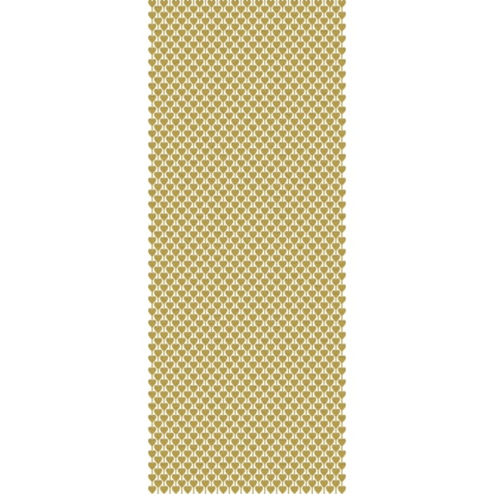 Cortina fundal nunta, Amscan, Hartie, 100x200 cm, Auriu