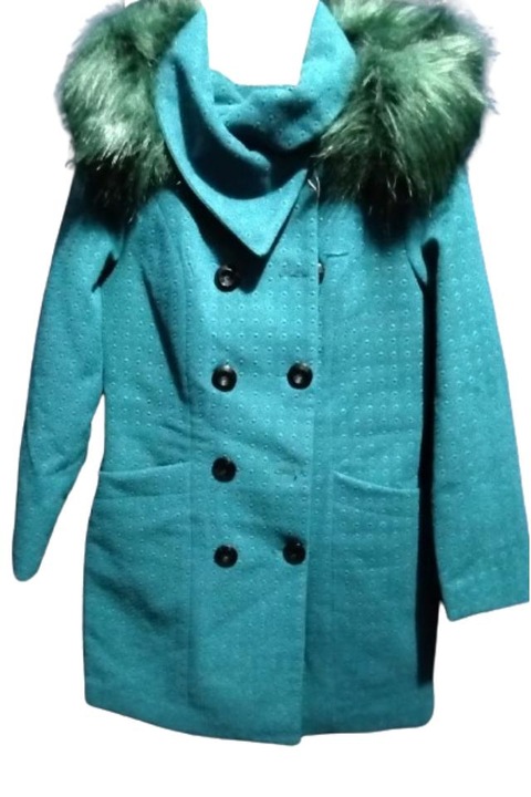 Palton dama, Janin, 3/4, Verde, Verde