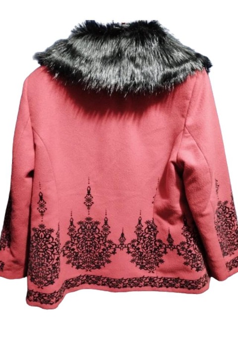 Palton dama, Karina, 3/4, Rosu, 50 EU