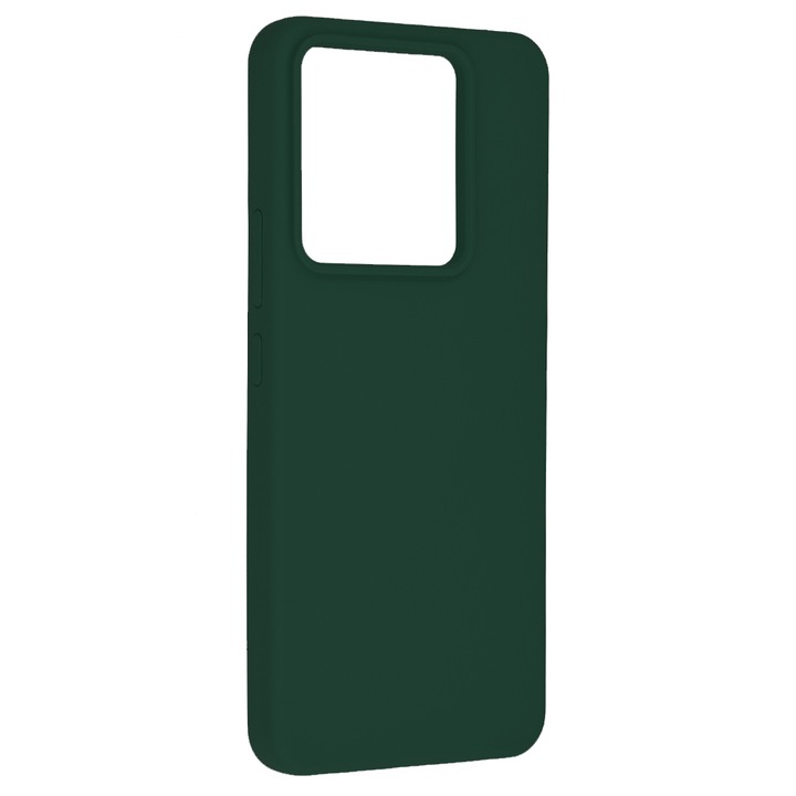 Калъф за Xiaomi Redmi Note 13 Pro 5G / Poco X6 Daden® Soft Edge Silicone, Ultra Slim, Microfiber Interior, Dark Green