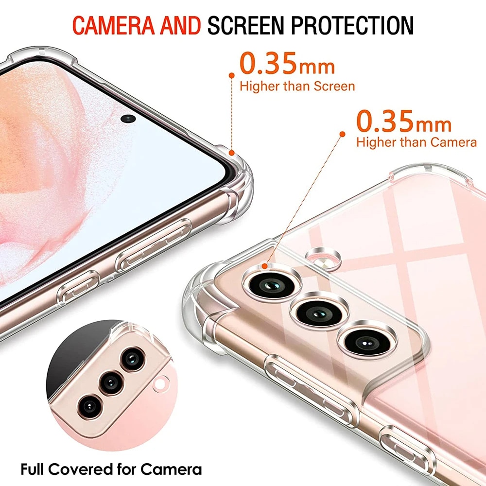 Husa de silicon pentru Samsung Galaxy S23 Plus, Slim Anti-Soc, TPU, Potrivire perfecta, Flexibil, Durabil, Colturi rezistente la impact, Transparenta completa