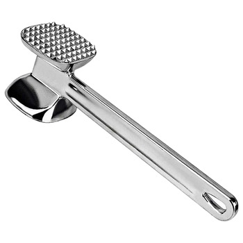 Ciocan pentru fragezirea carnii, Minetgnon®, Aliaj de aluminiu, 22.5cm, Argintiu