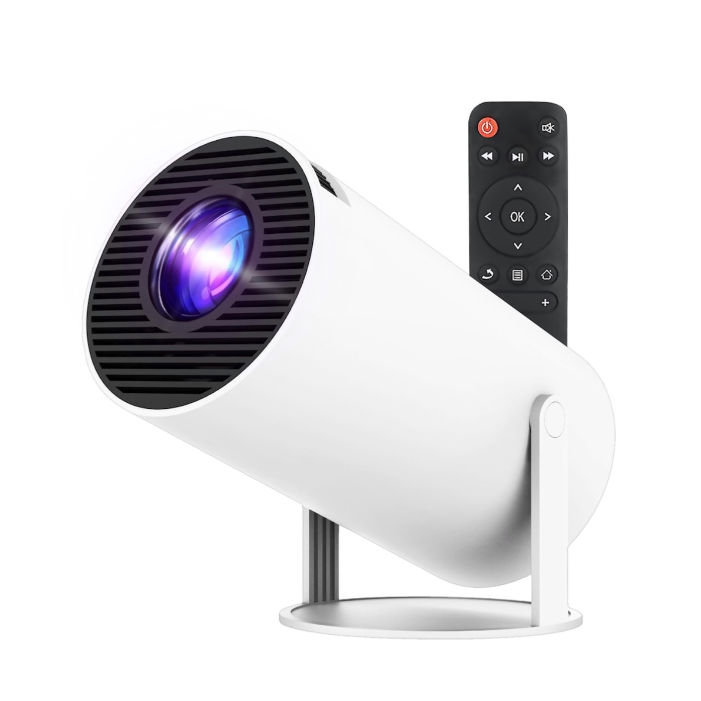 Преносим интелигентен LED видео проектор, 4K UltraHD, Android 11 ...