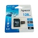 Карта с памет, Apacer microSDXC 128GB, UHS-I, U3, V30, A2, Adapter, AP128GMCSX10U8-R