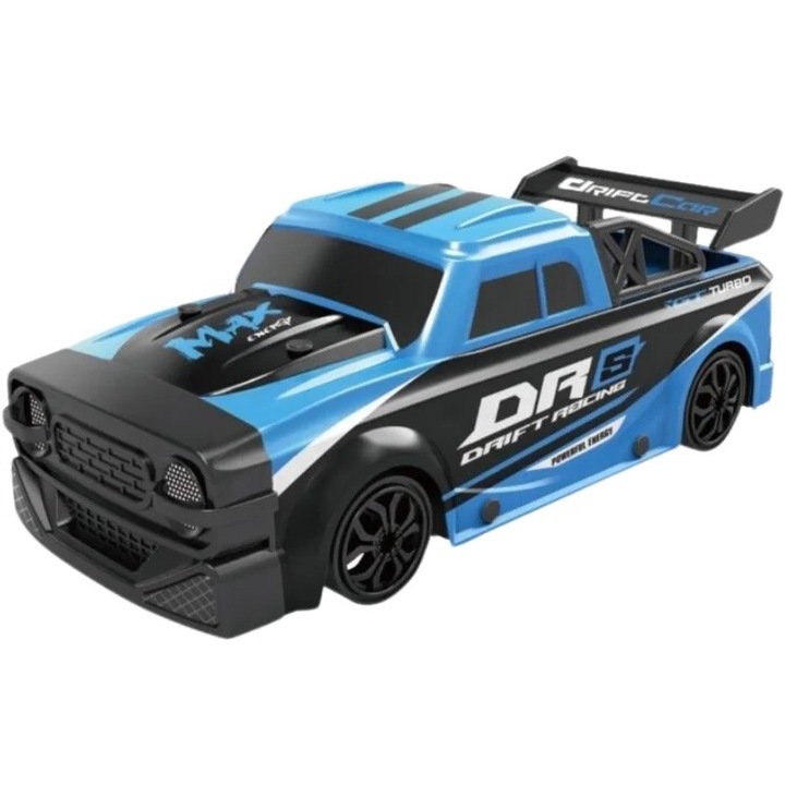 IUni C053 távirányítós autó, 1:18 méretarány, 2.4Ghz, 25km/h, 4WD, nagy sebességű drifting és versenyautó, kék színű