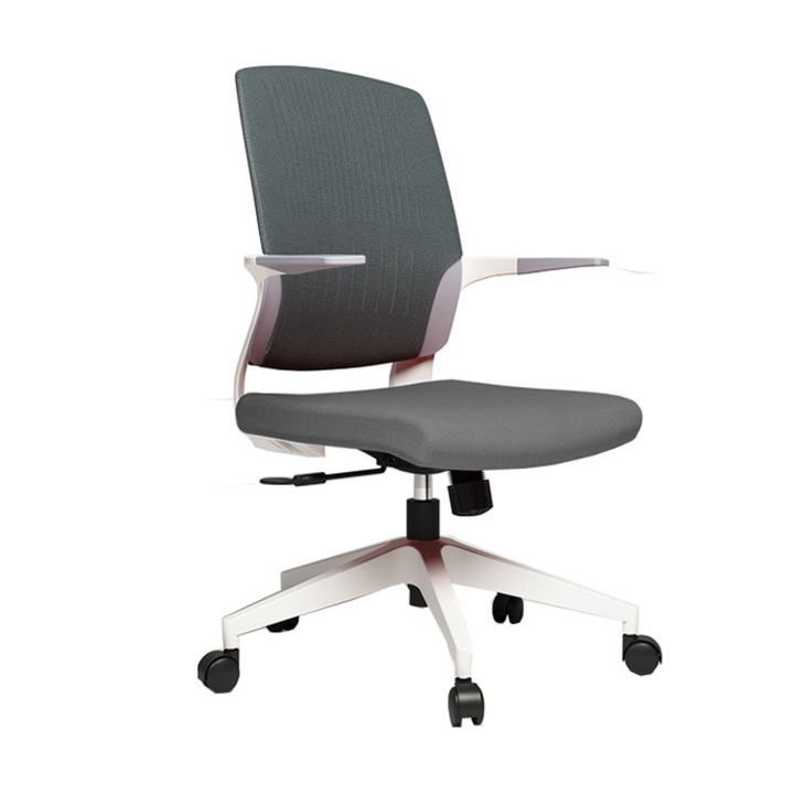 Работен стол, Nowy Styl BeYou Mesh, Текстилна мрежа, Сив