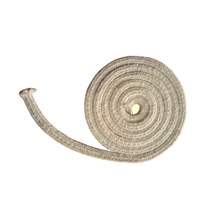 Snur de etansare cazane, sobe si seminee, din fibre ceramice, 6x6 mm, 1200 °C - produs vandut la metru liniar