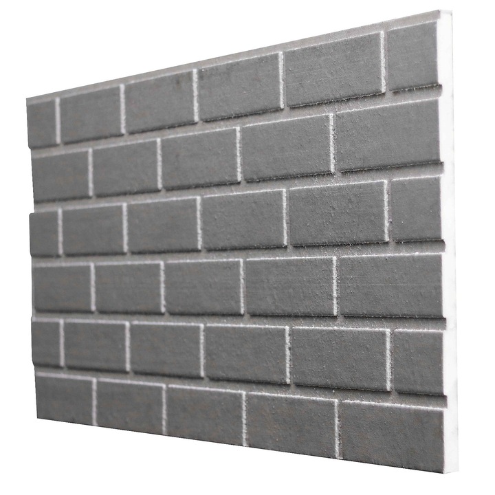 Placa decorativa din polistiren, imitatie caramida, 653-213, 120 x 50 x 2 cm