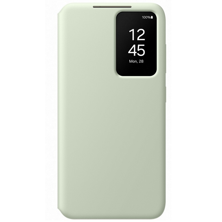 Предпазен калъф Samsung Smart View Wallet за Galaxy S24, Light Green