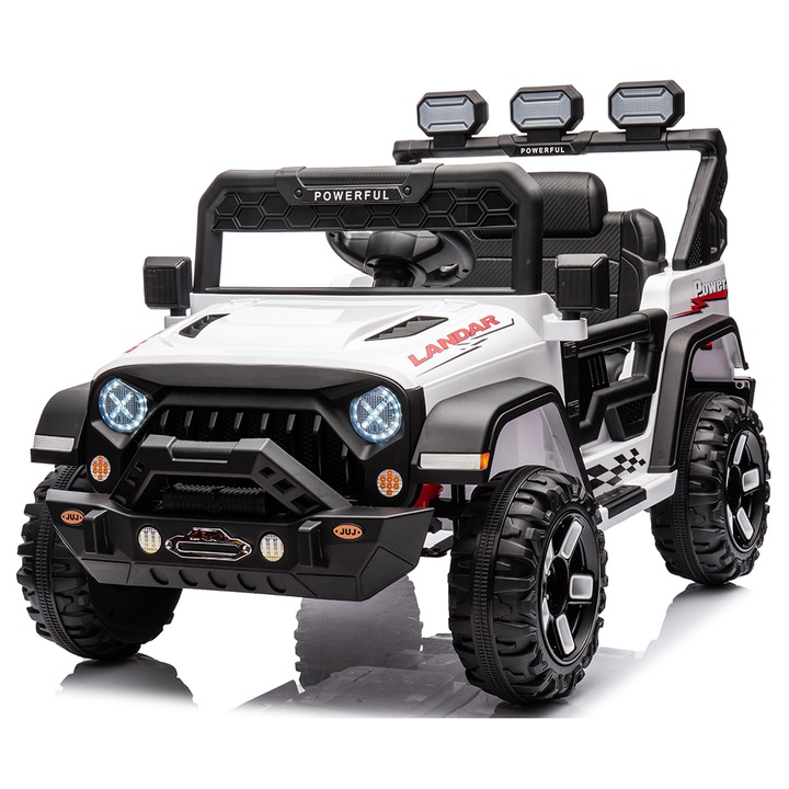 Електрическа кола Mappy 4x4, Бял