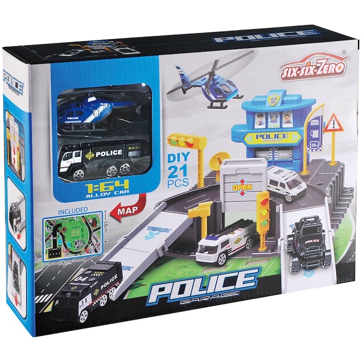 Комплект за игра Mappy, Паркинг за полицейски превозни средства