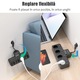 Удължител 4000 W, 4 гнезда/3 USB-A/1 USB-C, BYONDSELF®, 4 отделни превключвателя, стенен мулти-гнездо, черен